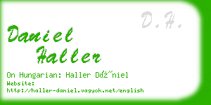 daniel haller business card